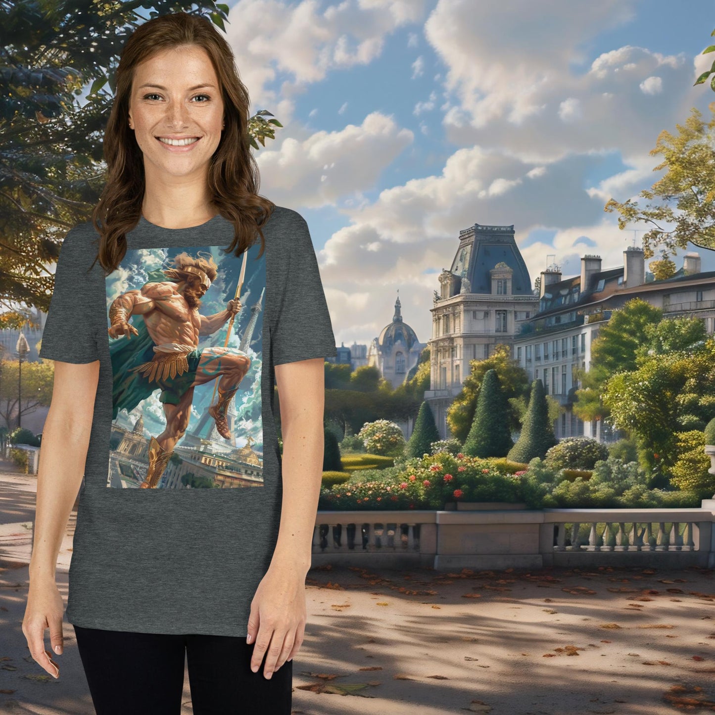 Paris Olympics Athletics Zeus T-Shirt