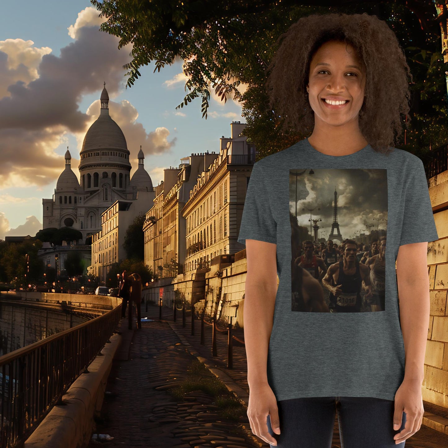 Paris Olympics Running T-Shirt