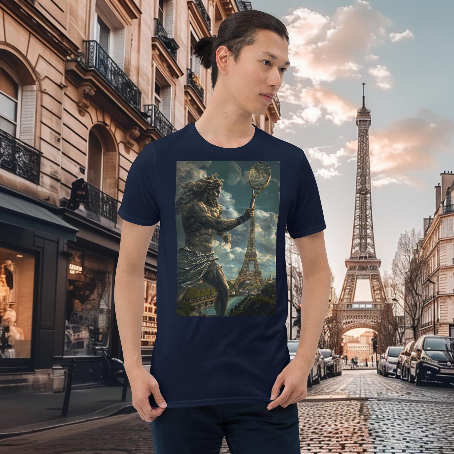 Paris Olympics Tennis Zeus T-Shirt