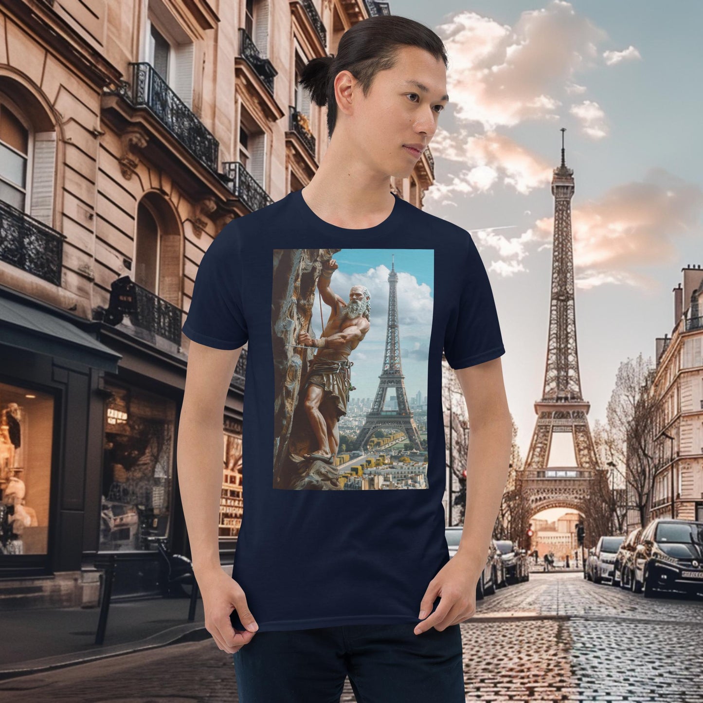 T-Shirt „Klettern Zeus“ für die Olympischen Spiele in Paris