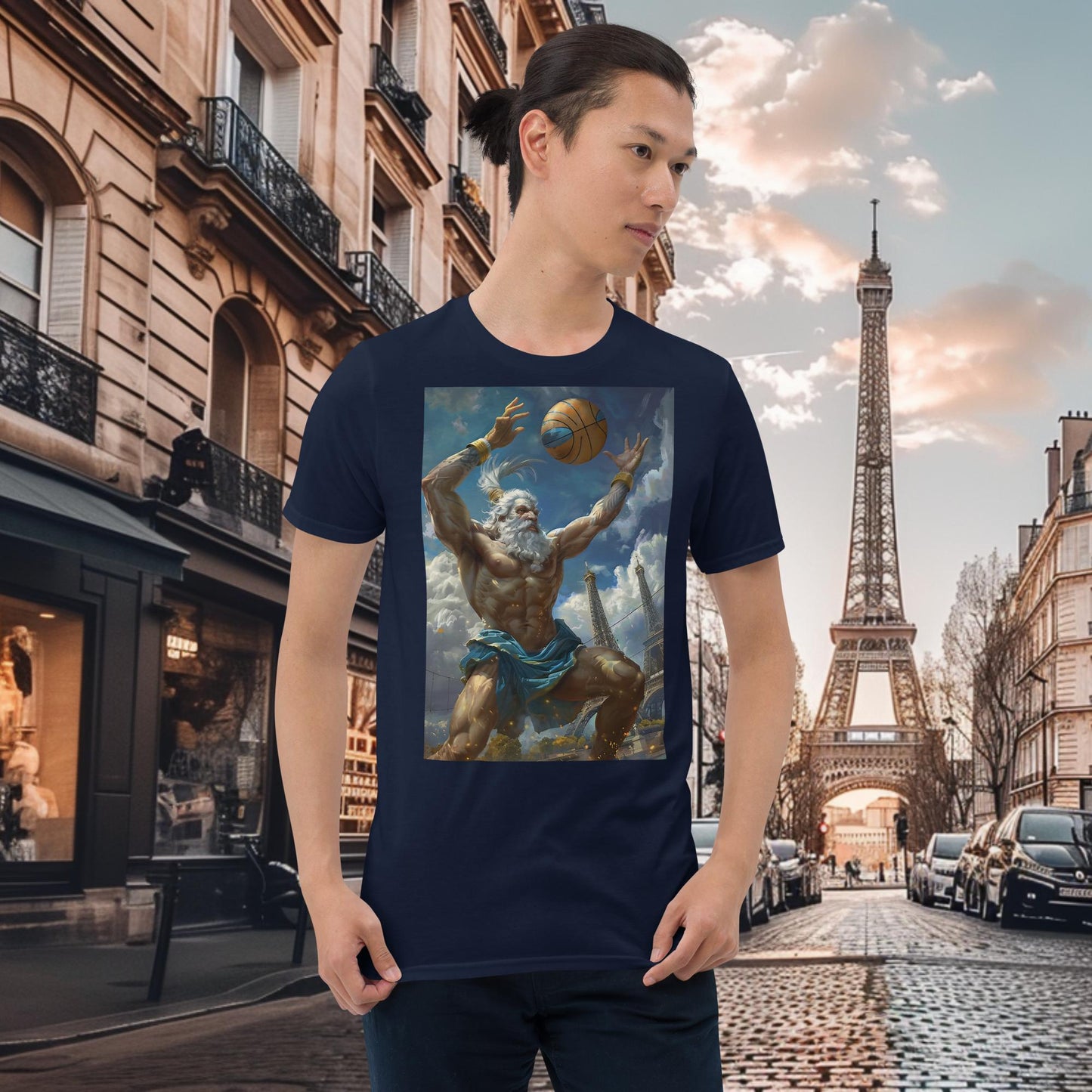 Paris Olympics Volleyball Zeus T-Shirt