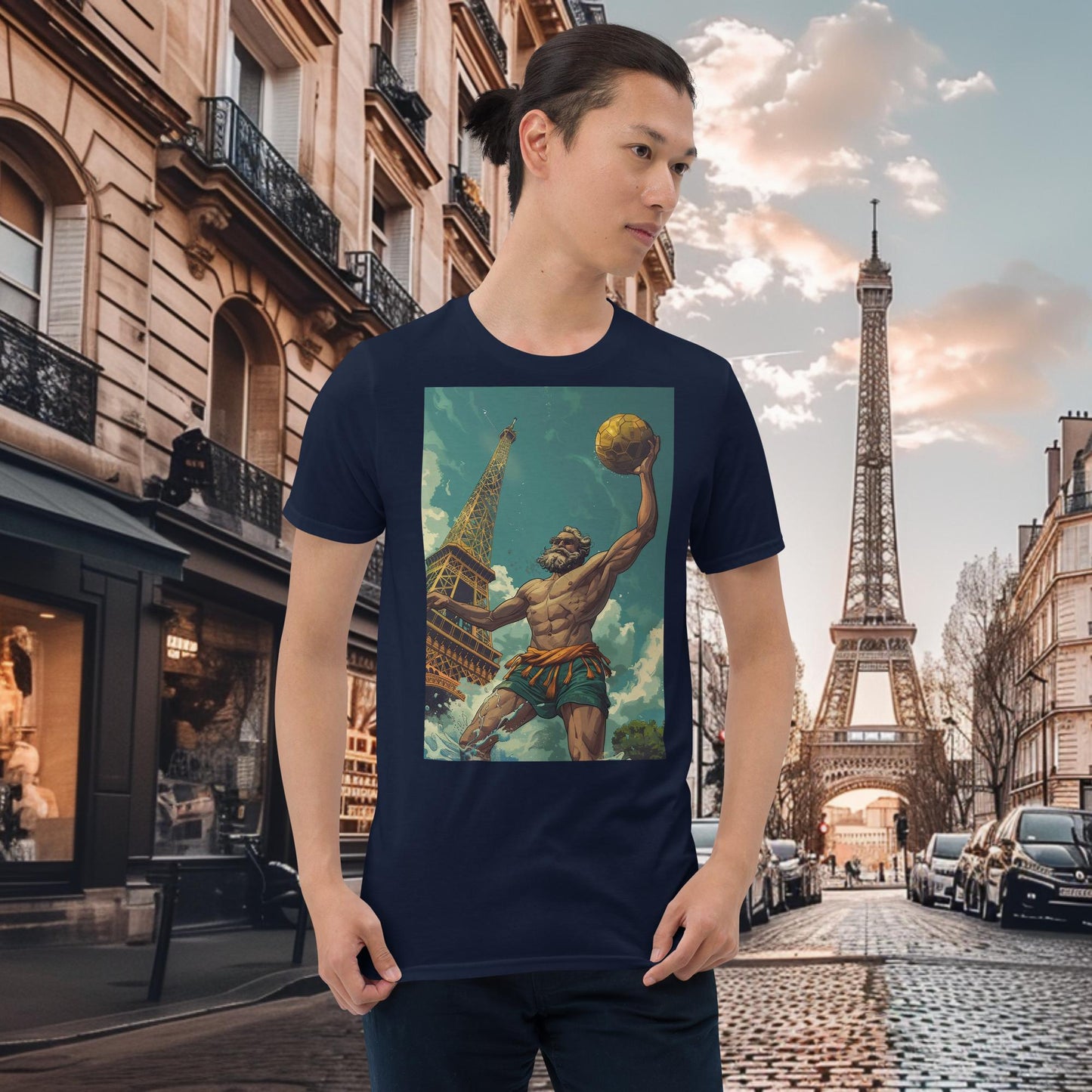 Zeus T-Shirt für Wasserball bei den Olympischen Spielen in Paris