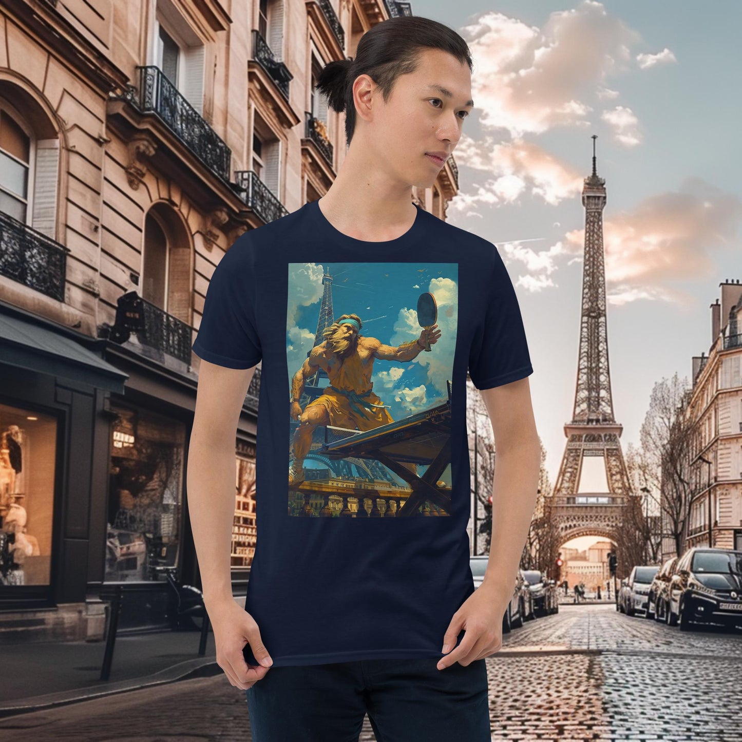 Paris Olympics Table Tennis Zeus T-Shirt