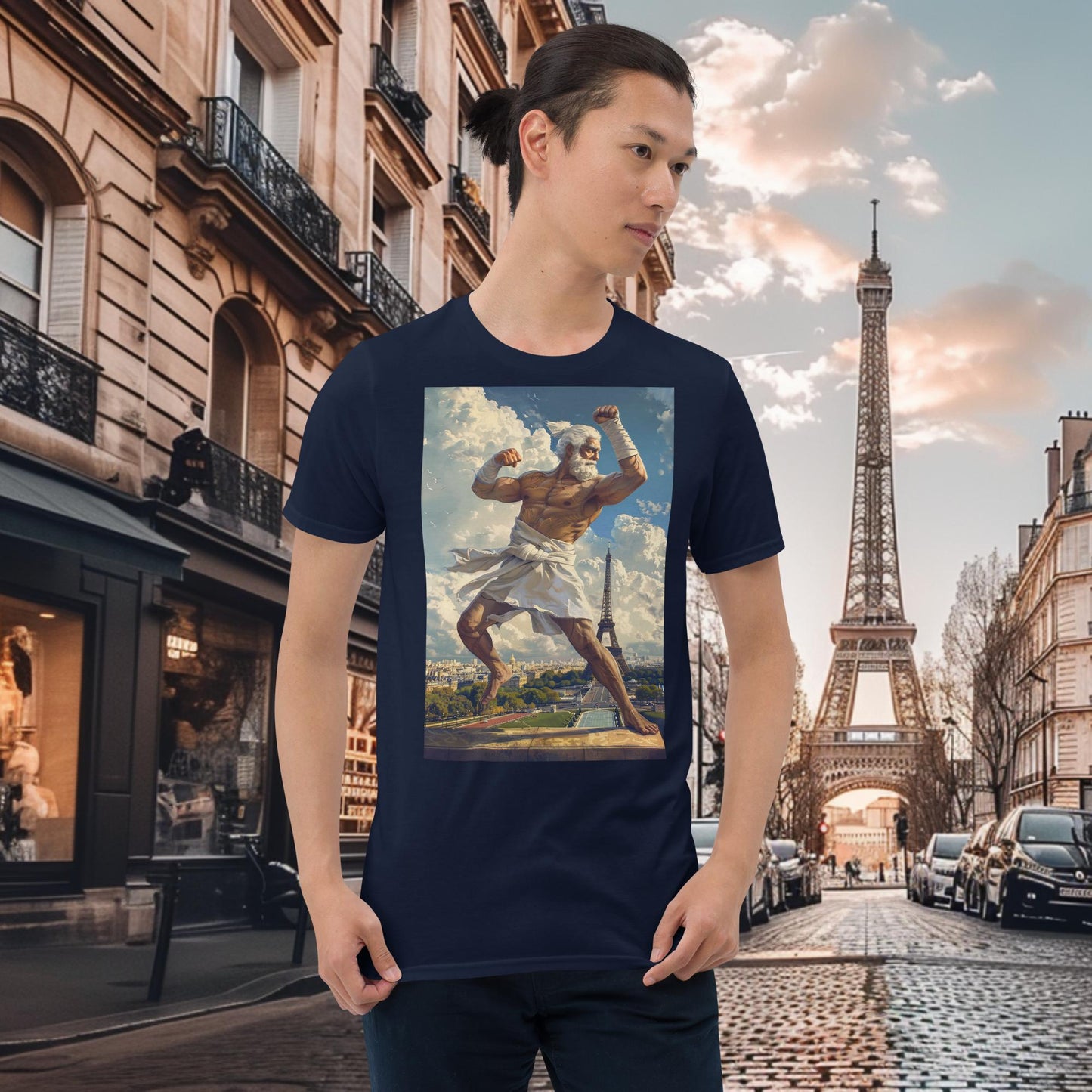 Olympia-Taekwondo-Zeus in Paris T-Shirt