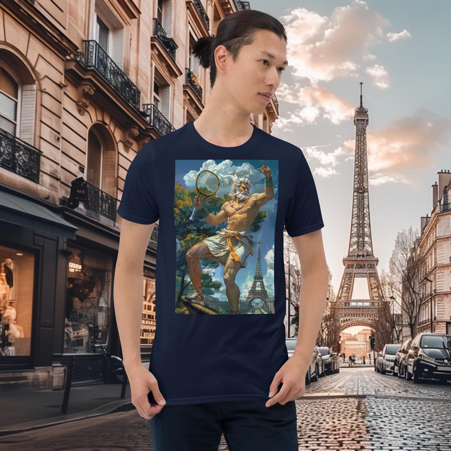 Paris Olympics Tennis Zeus T-Shirt