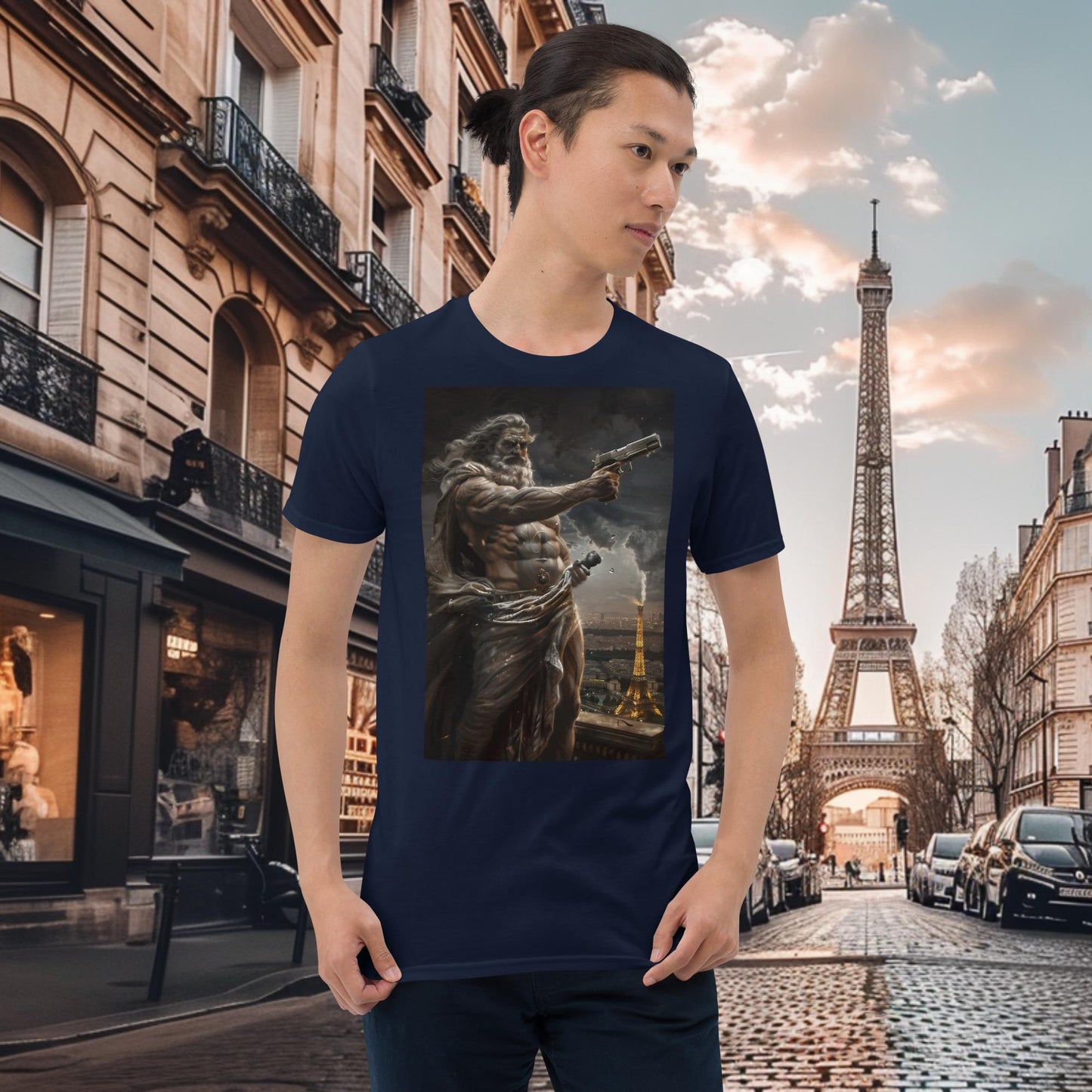 Paris Olympics Pistol Shooting Zeus T-Shirt