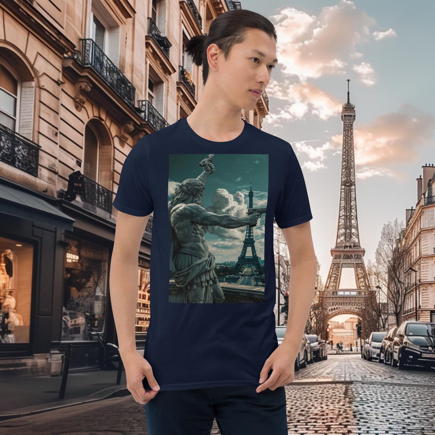 Paris Olympics Pistol Shooting Zeus T-Shirt