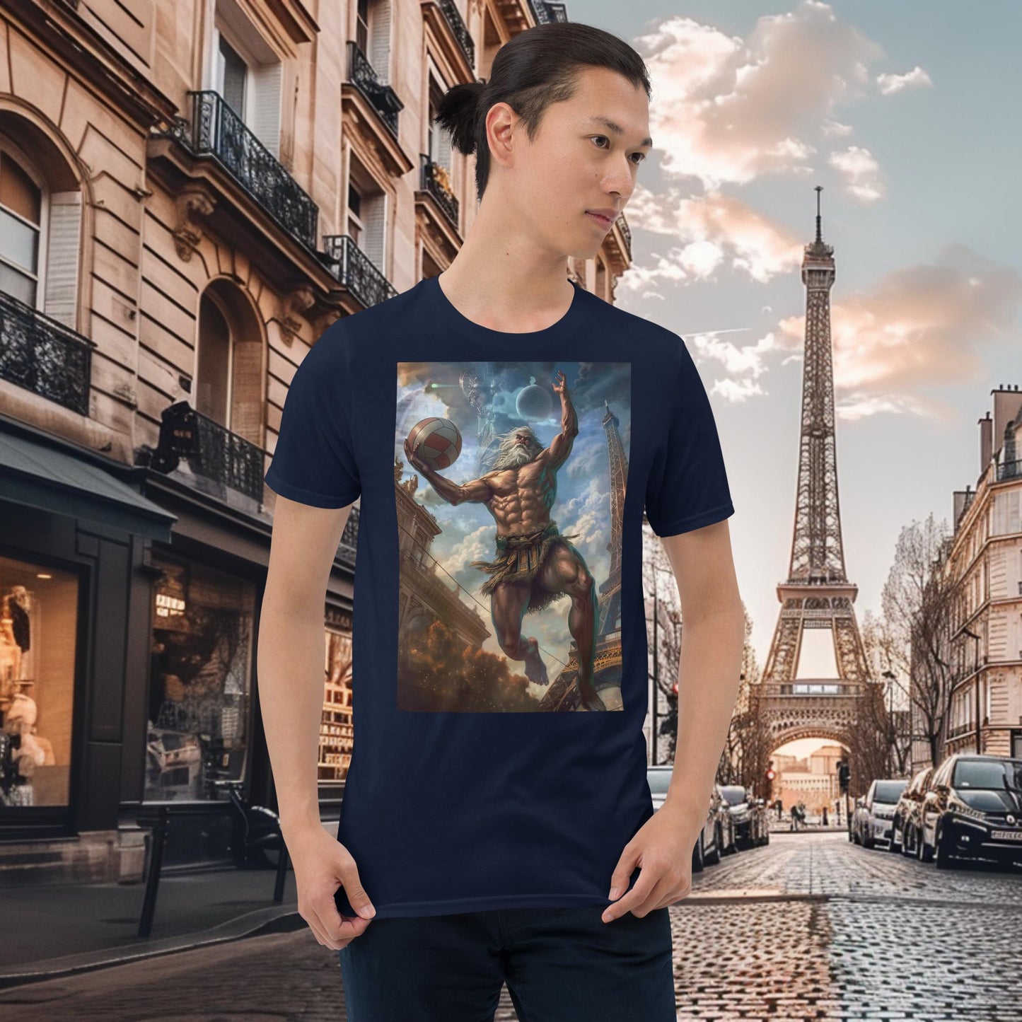 Paris Olympics Volleyball Zeus T-Shirt