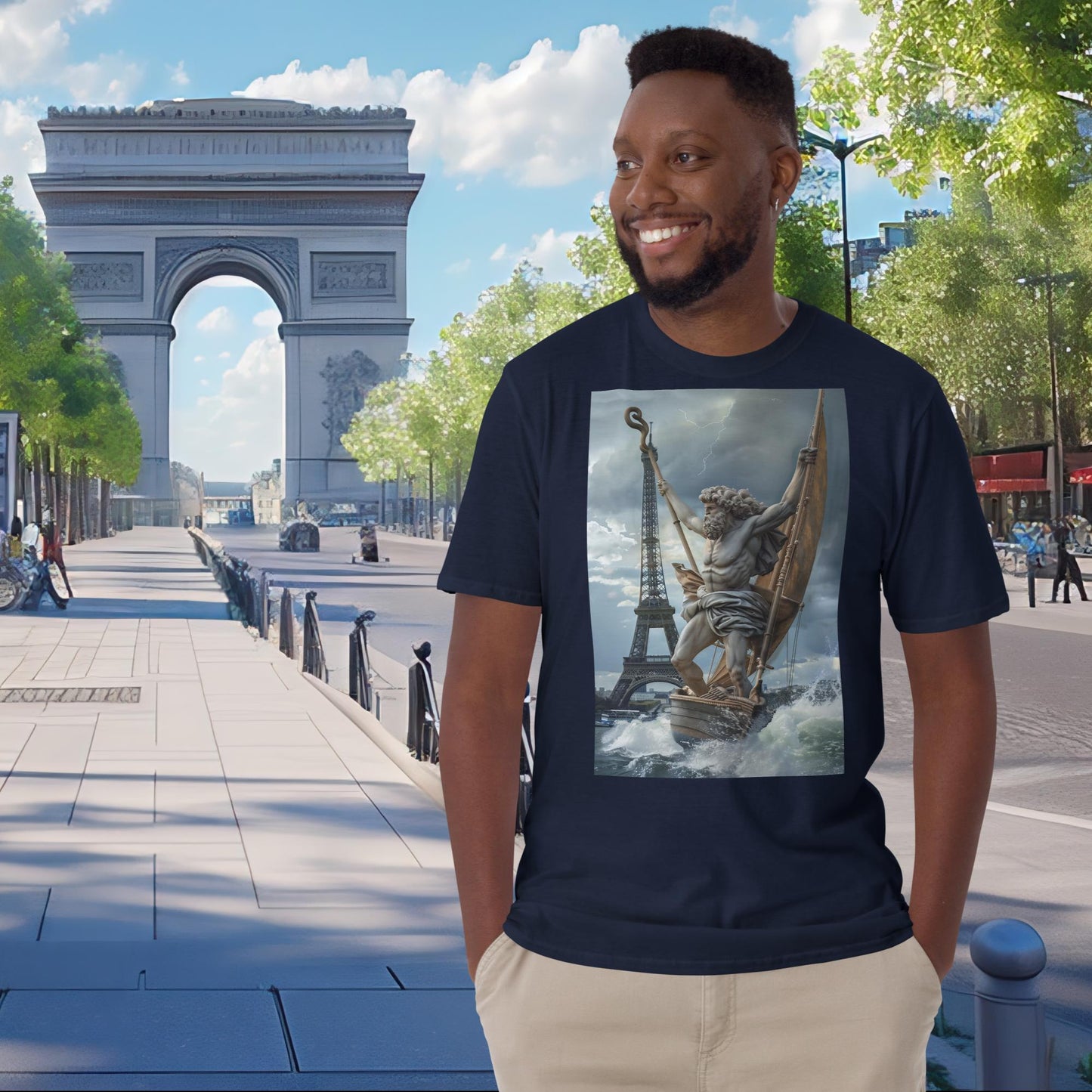 T-shirt Zeus à voile aux Jeux Olympiques de Paris