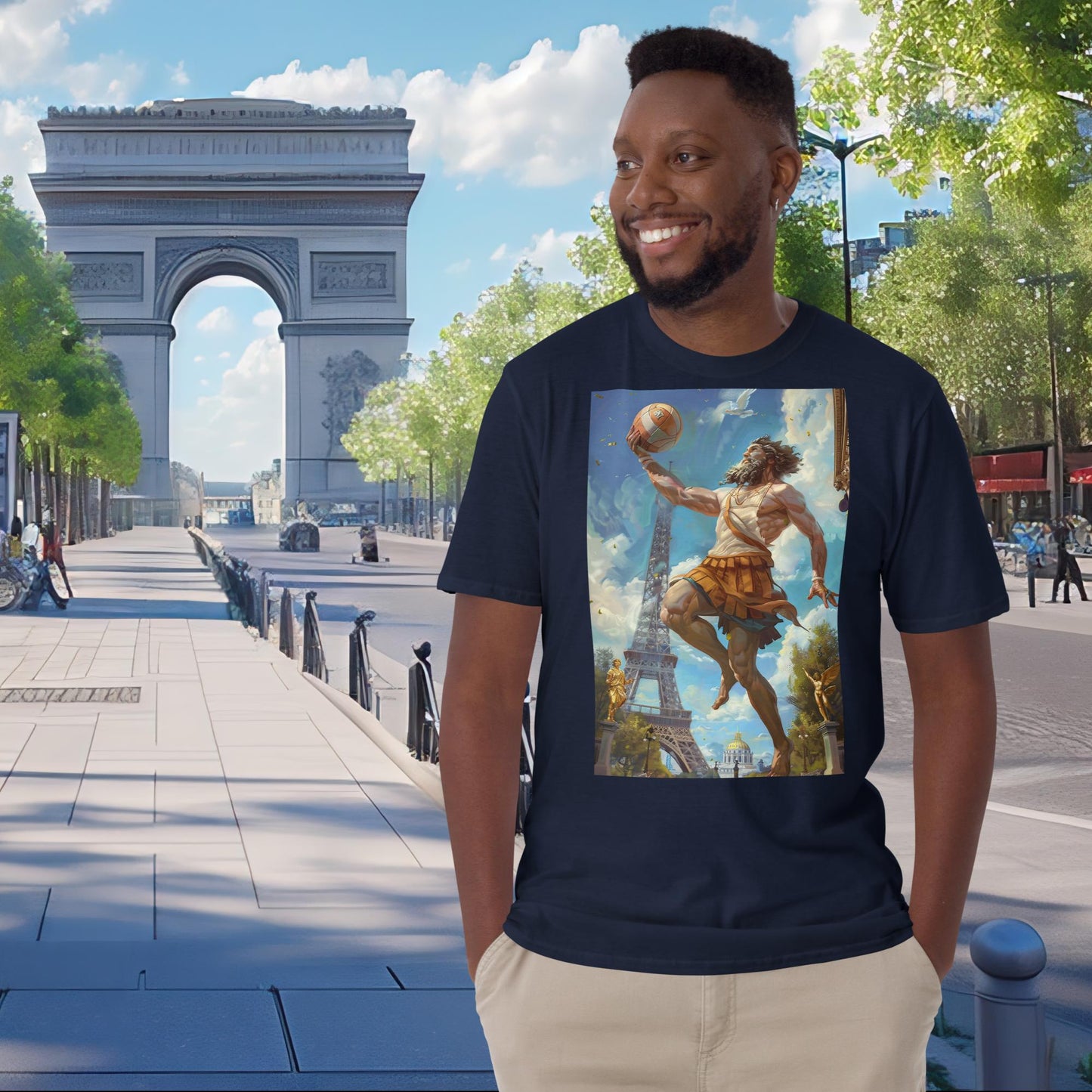 Handball-T-Shirt Zeus für die Olympischen Spiele in Paris