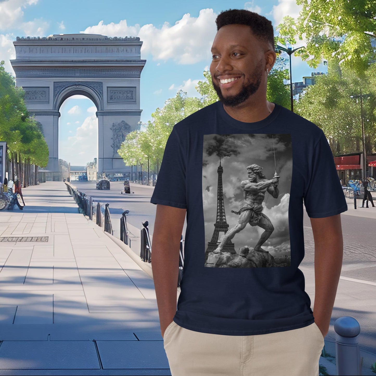 T-Shirt Zeus Escrime Jeux Olympiques de Paris