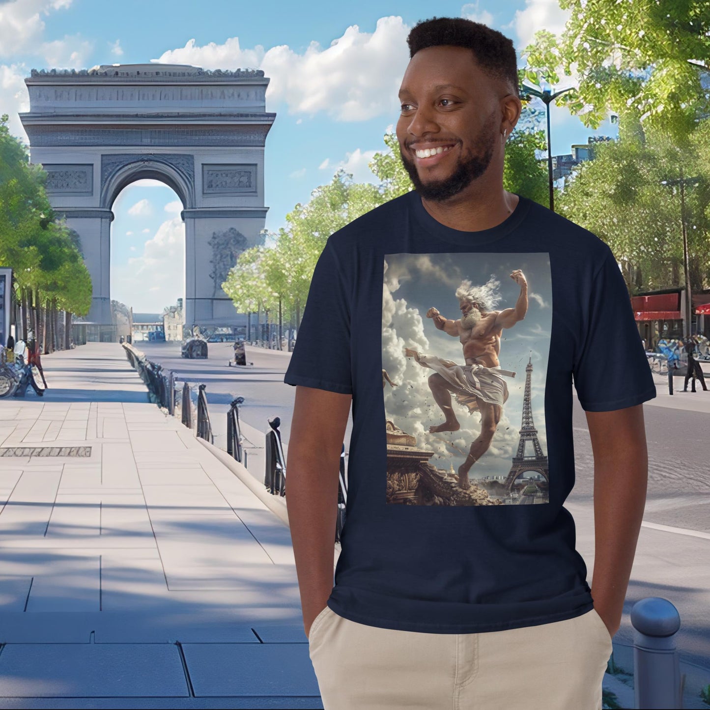 Paris Olympics Judo Zeus T-Shirt