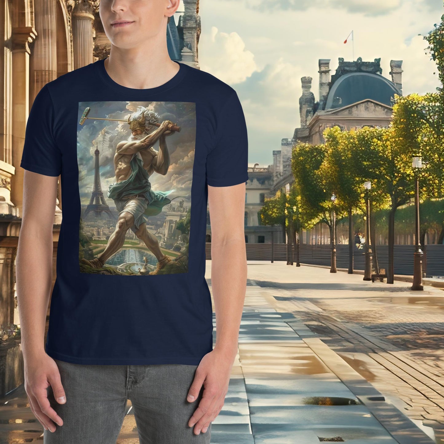 Paris Olympics Golf Zeus T-Shirt