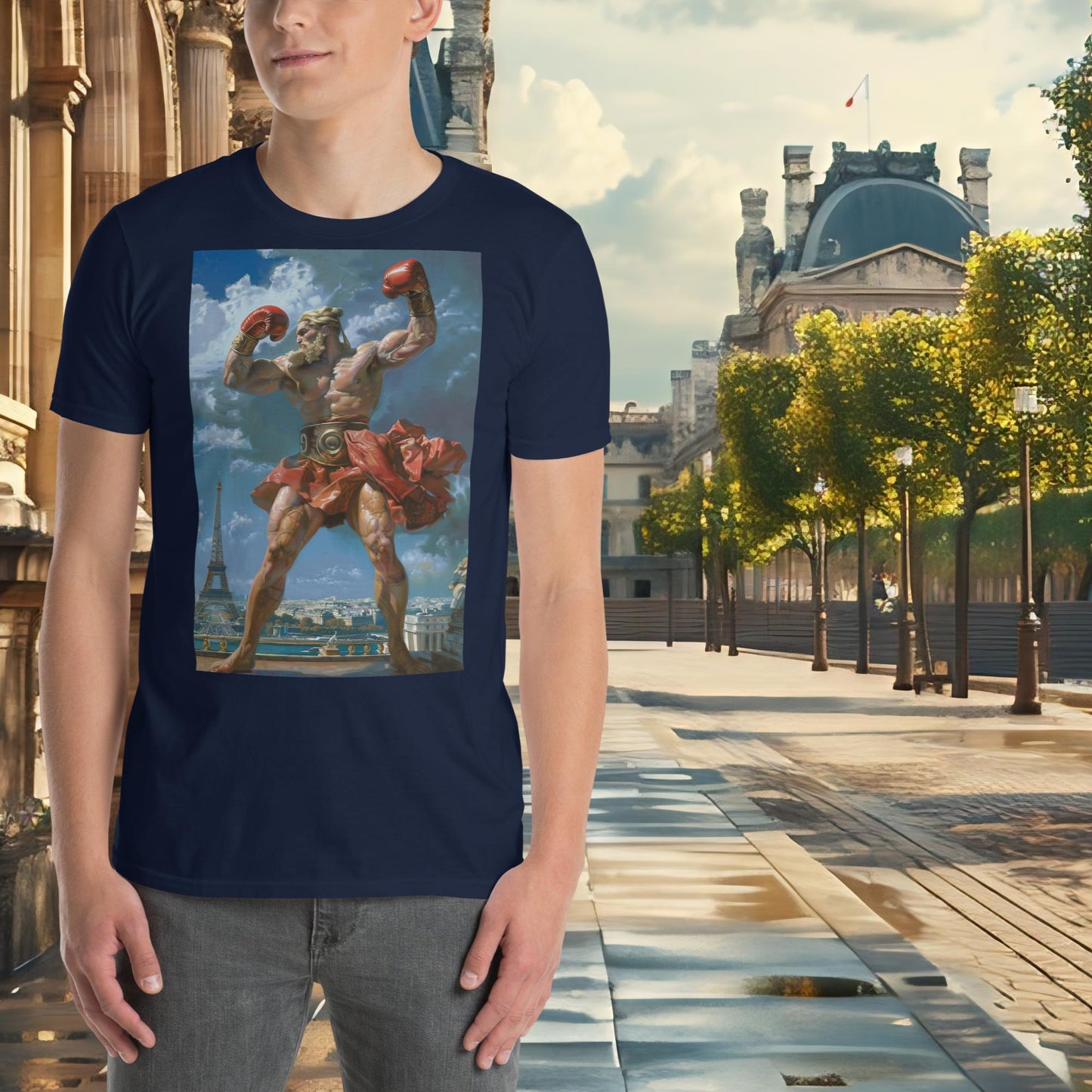 T-shirt Zeus de boxe Jeux Olympiques de Paris