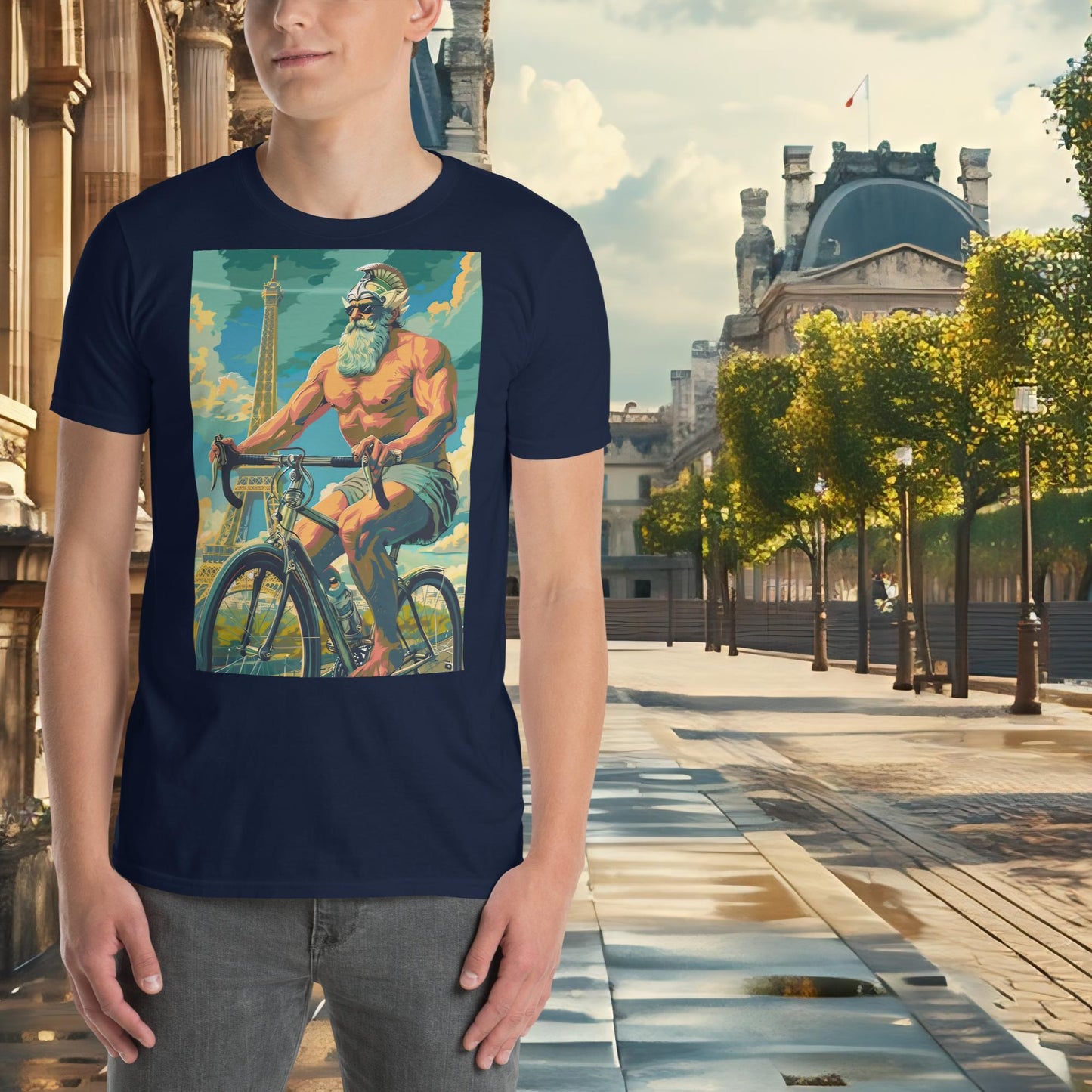 Paris Olympics Road Cycling Zeus T-Shirt