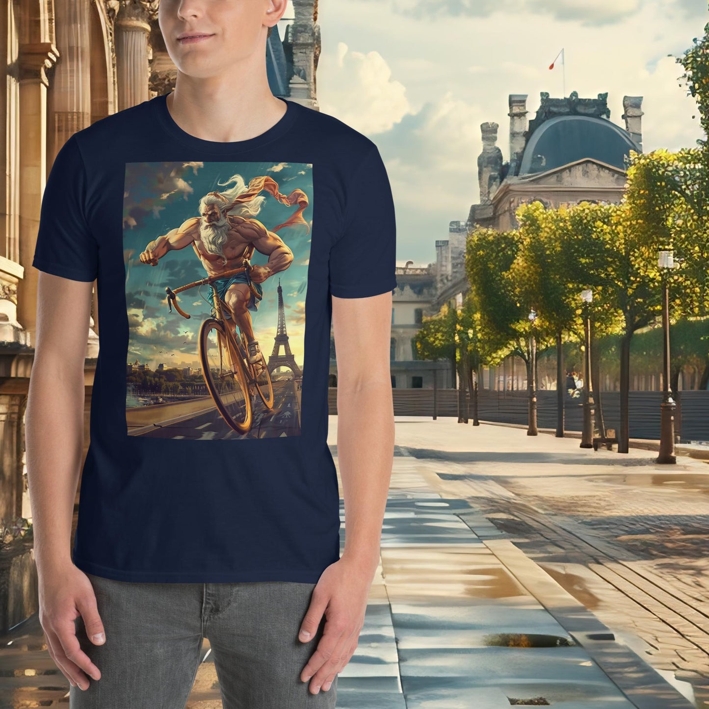 T-shirt Zeus pour cyclisme sur piste des Jeux Olympiques de Paris