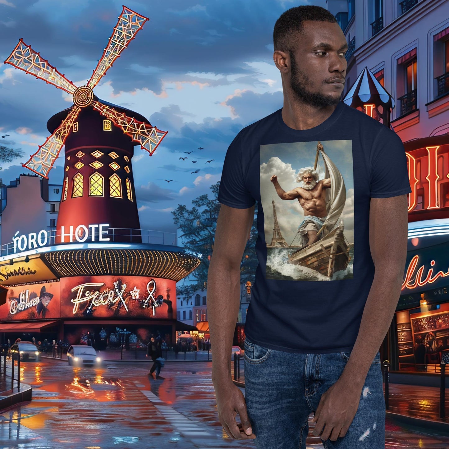 T-Shirt Zeus für die Olympischen Spiele in Paris