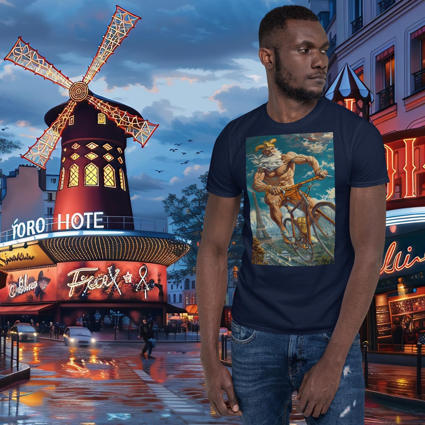 Zeus T-Shirt für Straßenradsport bei den Olympischen Spielen in Paris