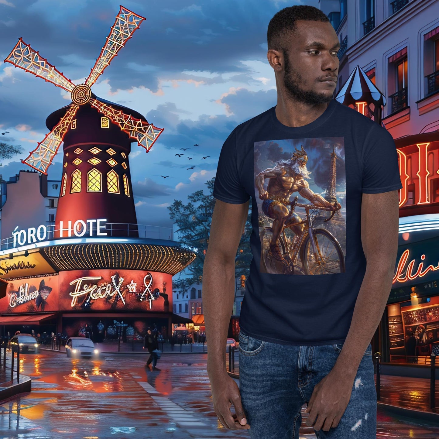 Zeus T-Shirt für Straßenradsport bei den Olympischen Spielen in Paris