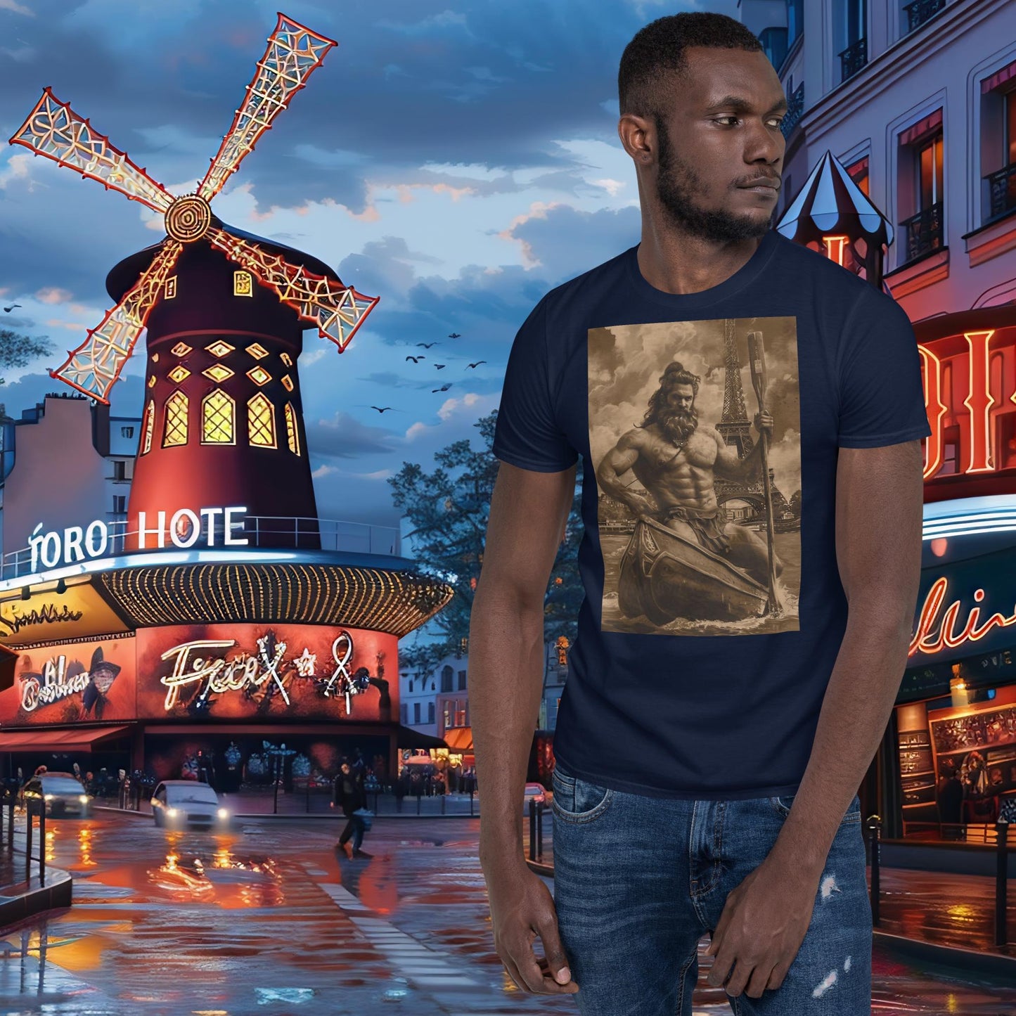 T-Shirt Zeus für die Olympischen Spiele in Paris