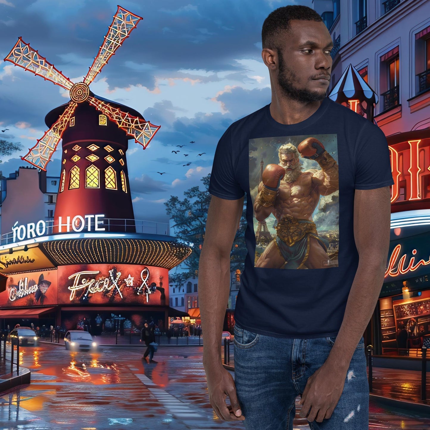 Paris Olympics Boxing Zeus T-Shirt