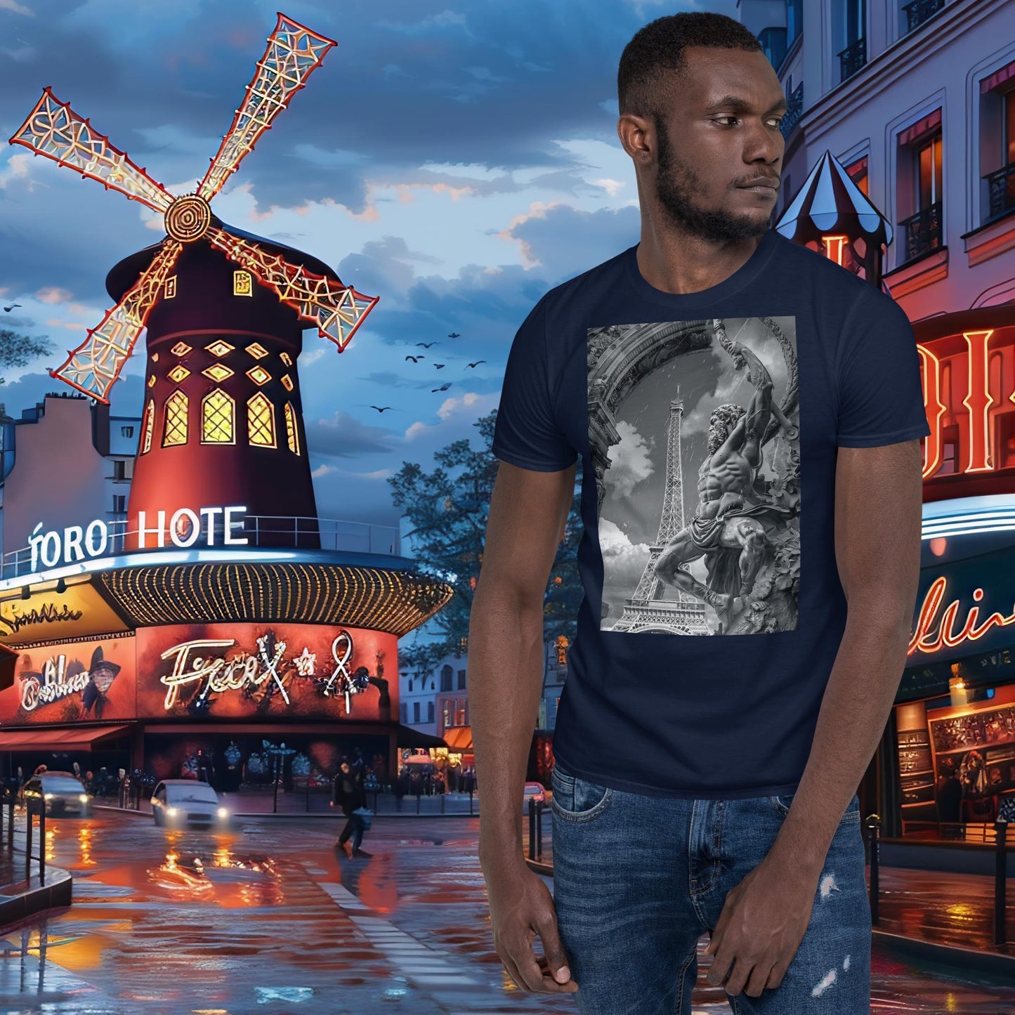 T-shirt Zeus de gymnastique des Jeux Olympiques de Paris