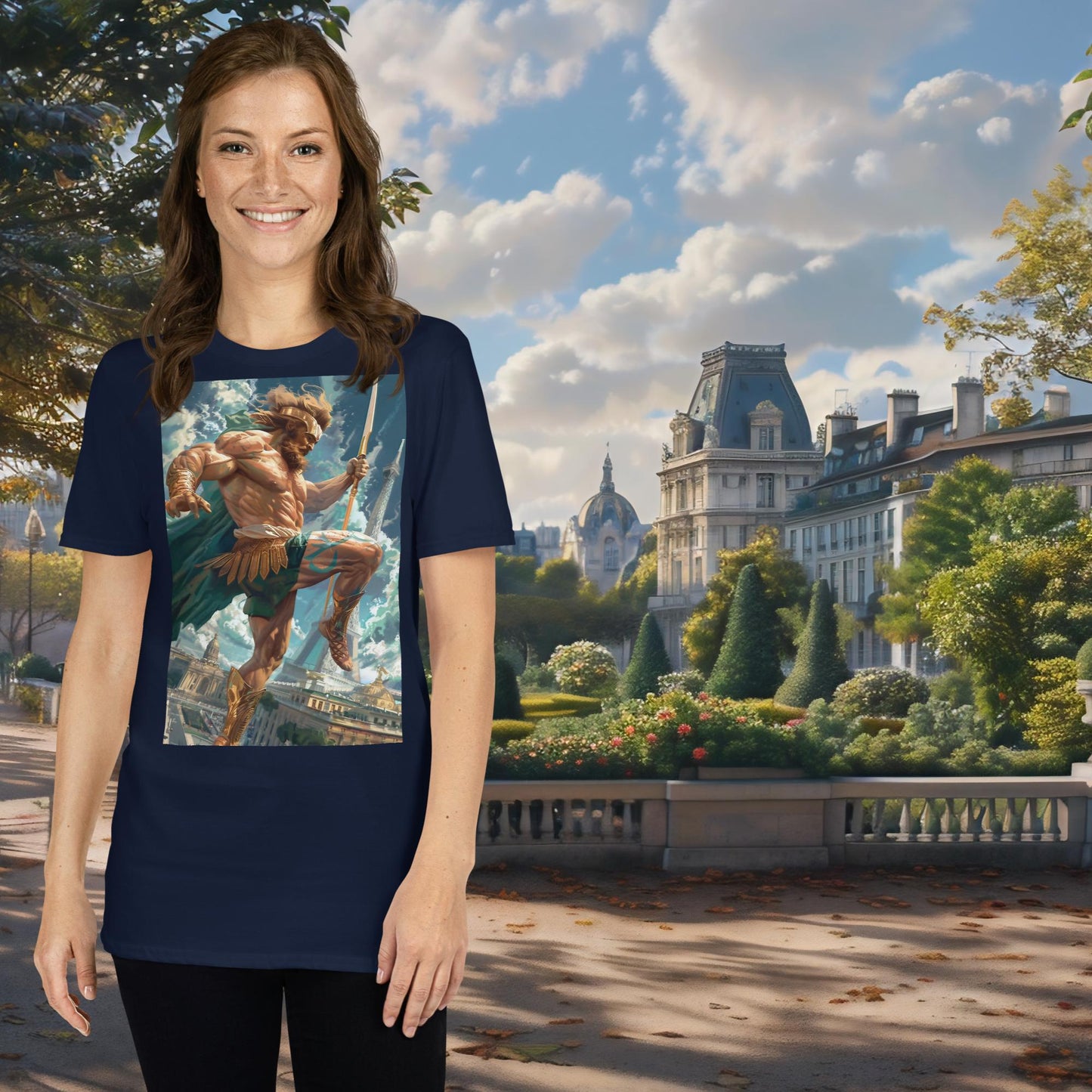 Paris Olympics Athletics Zeus T-Shirt