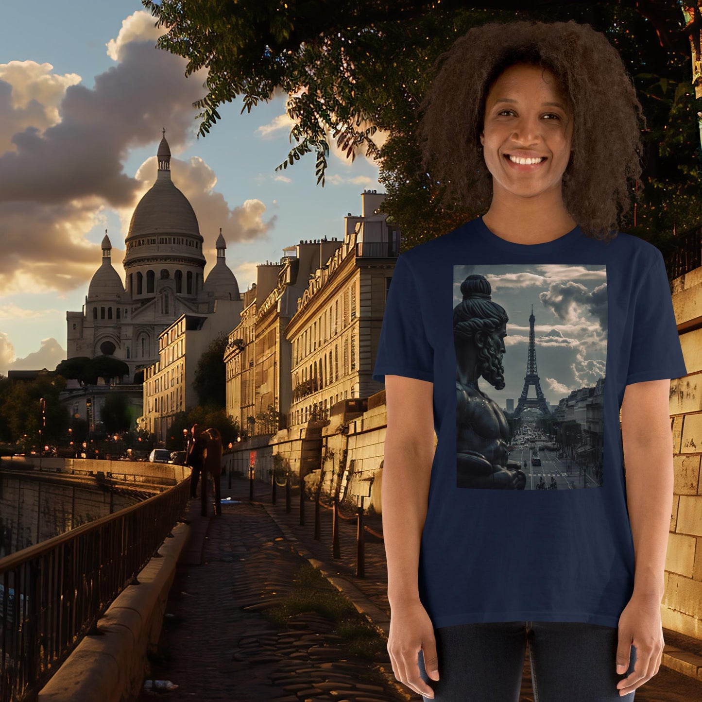 Paris Olympics Running Zeus T-Shirt