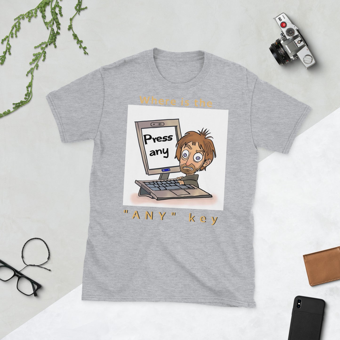 Press "ANY" key T-Shirt