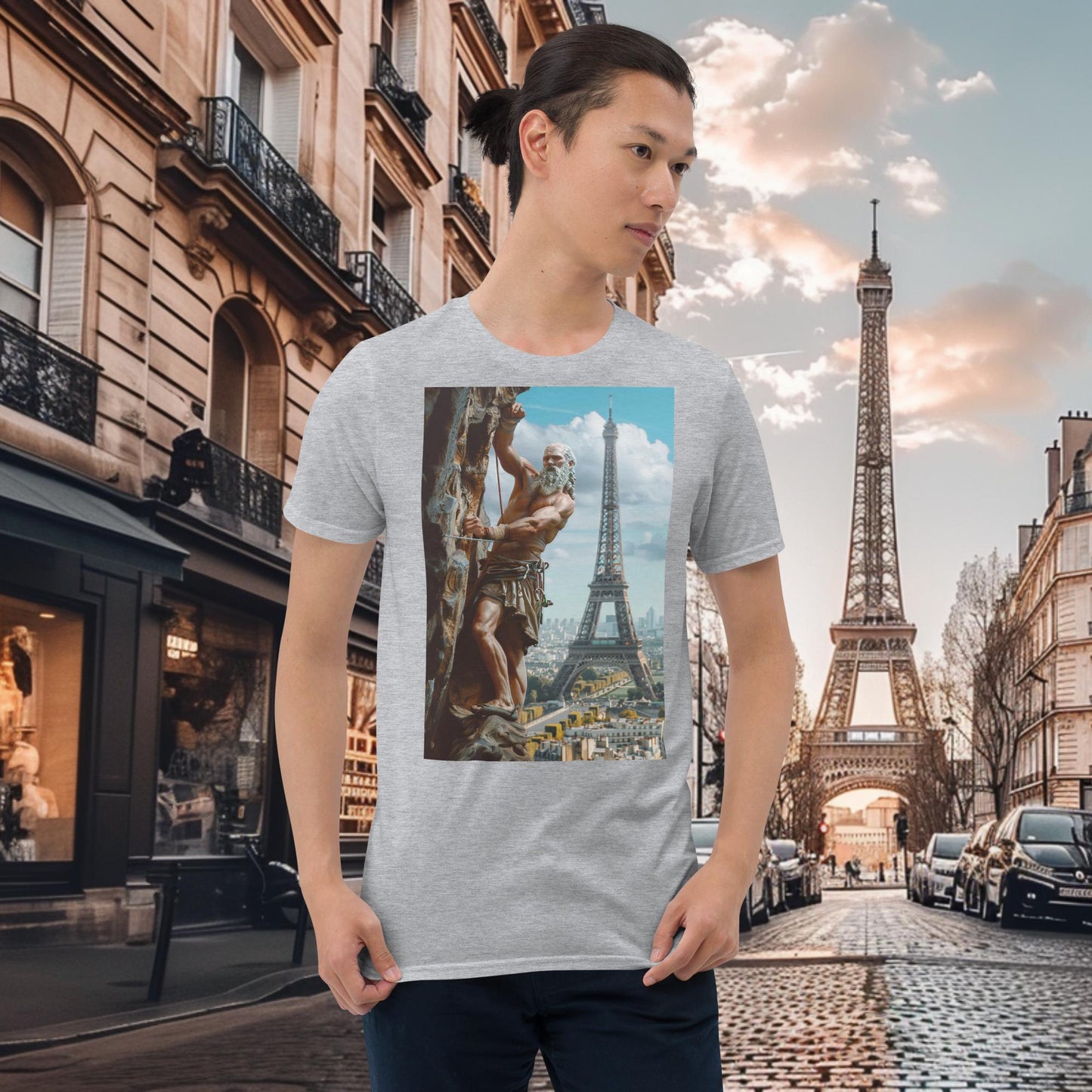 T-Shirt „Klettern Zeus“ für die Olympischen Spiele in Paris