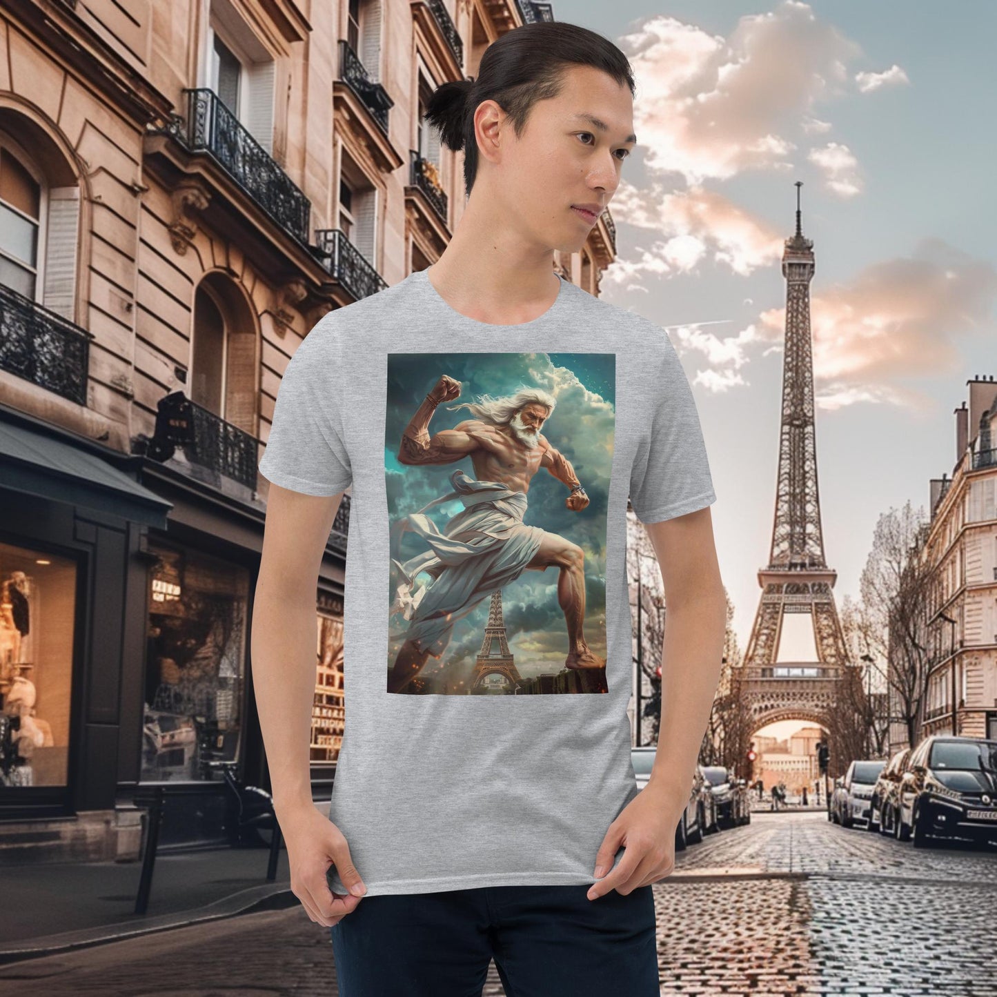 Paris Olympics Taekwondo Zeus T-Shirt