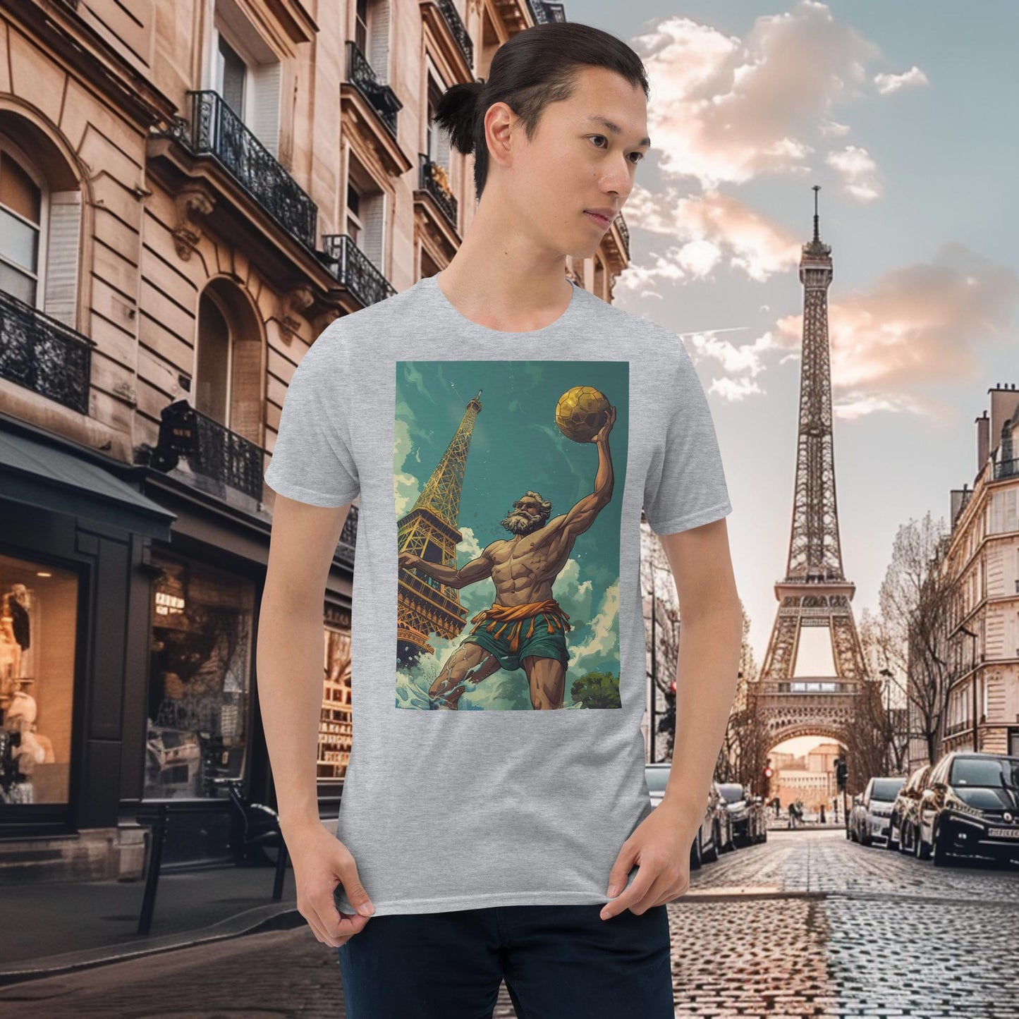 Zeus T-Shirt für Wasserball bei den Olympischen Spielen in Paris