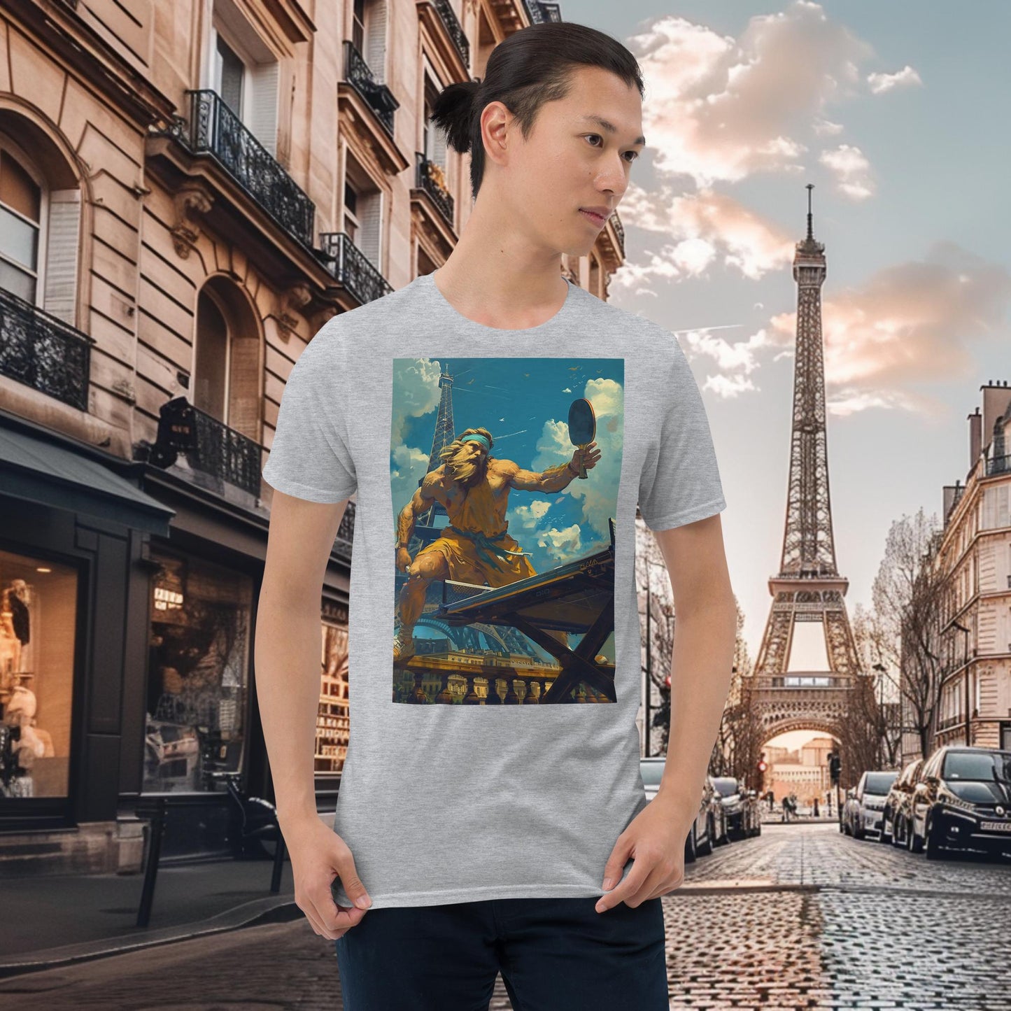 Paris Olympics Table Tennis Zeus T-Shirt