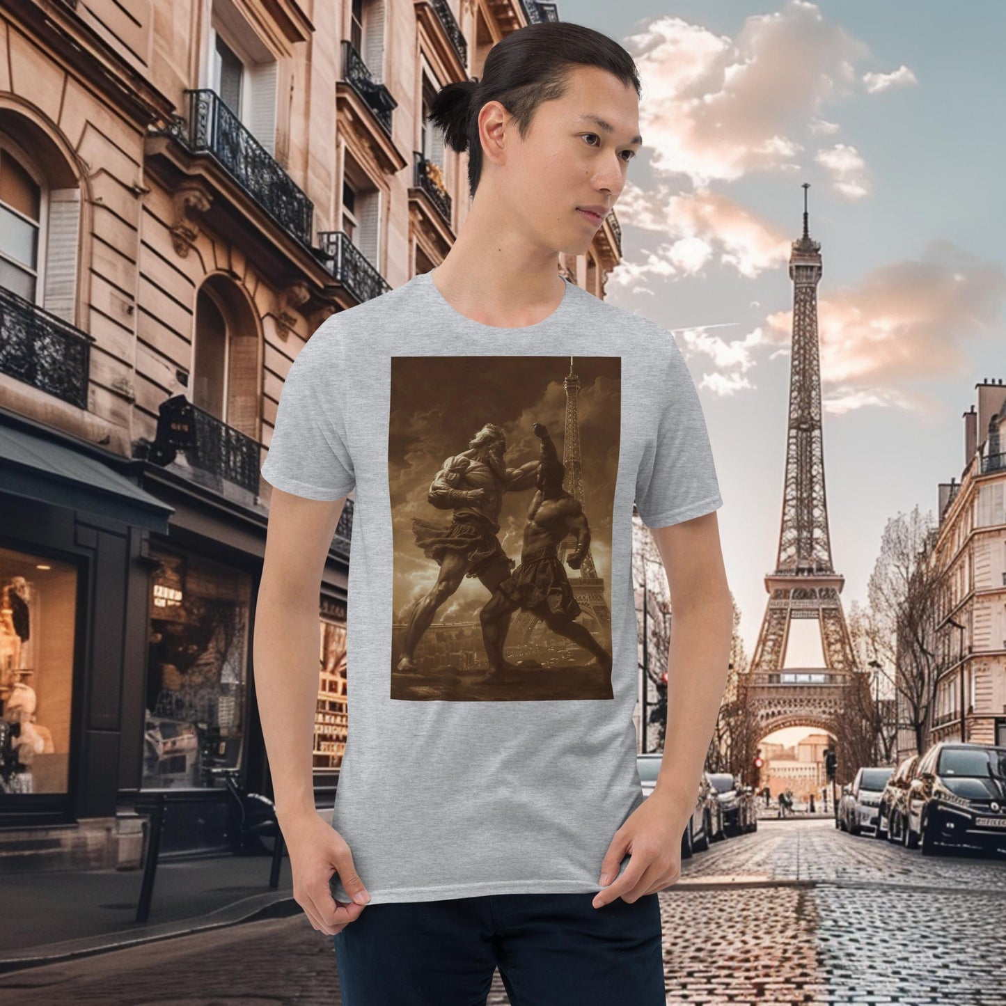 Paris Olympics Wrestling Zeus T-Shirt