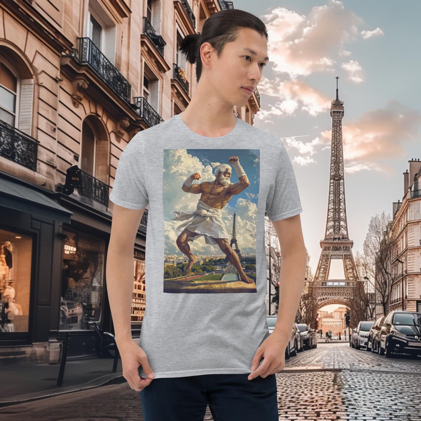 Paris Olympics Taekwondo Zeus T-Shirt