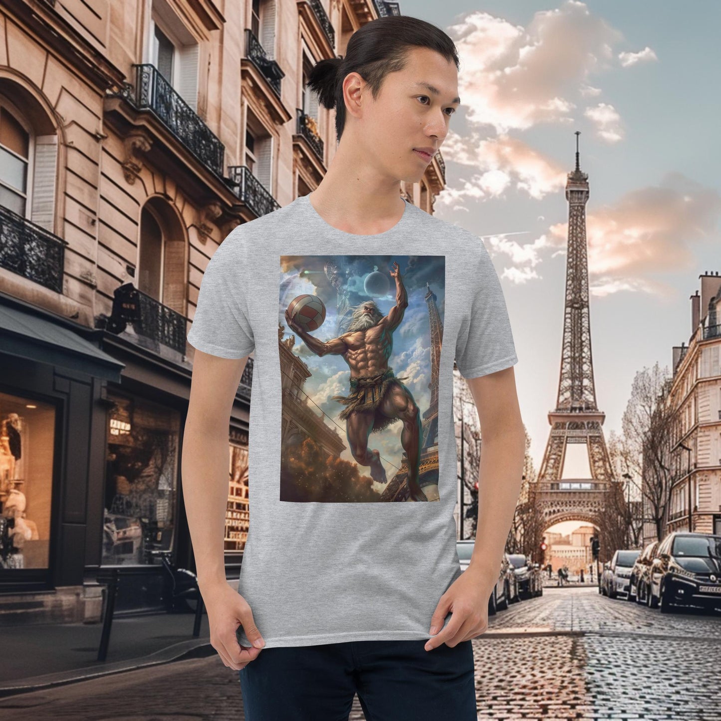 Paris Olympics Volleyball Zeus T-Shirt