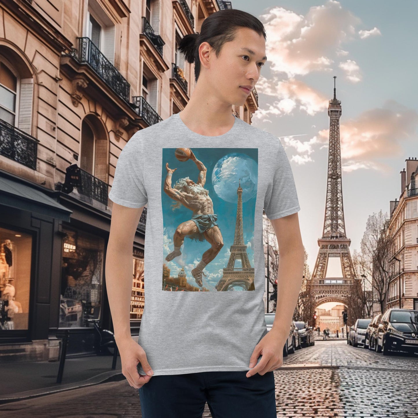 Volleyball-Zeus der Olympischen Spiele in Paris T-Shirt