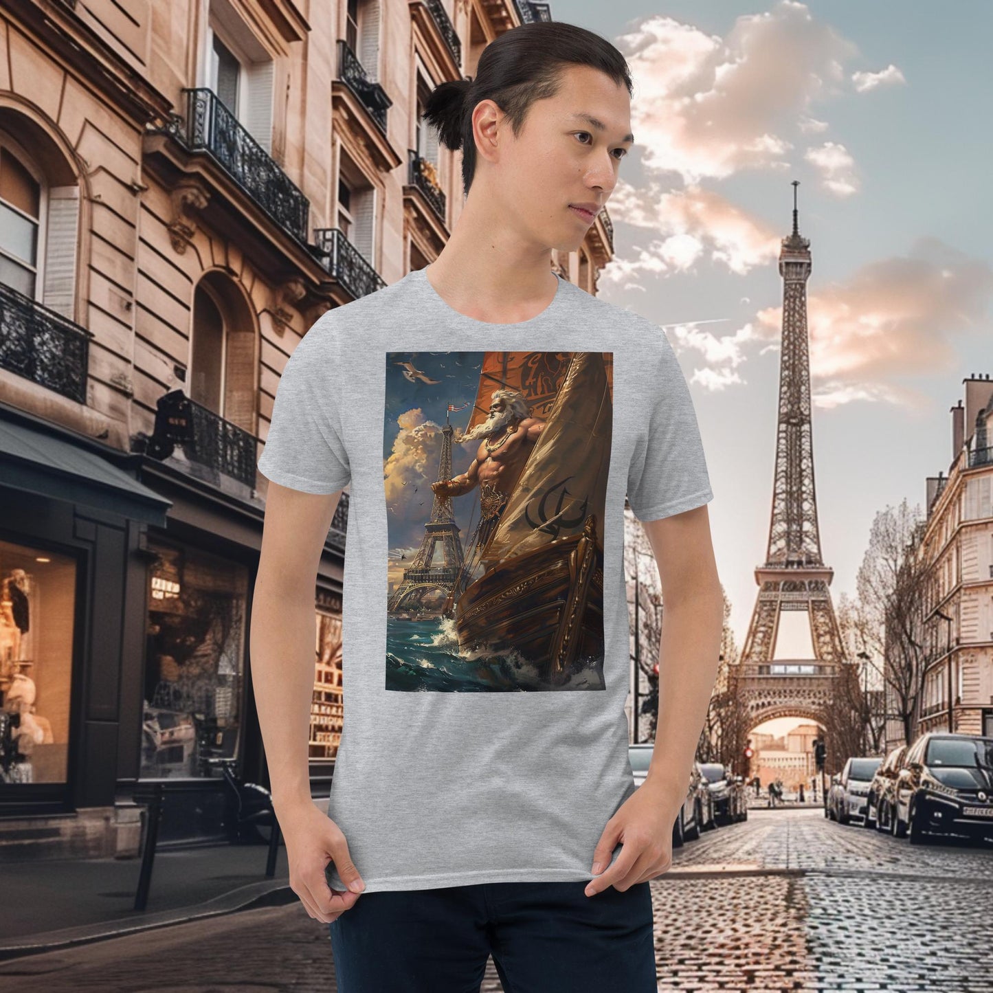 T-shirt Zeus à voile aux Jeux Olympiques de Paris