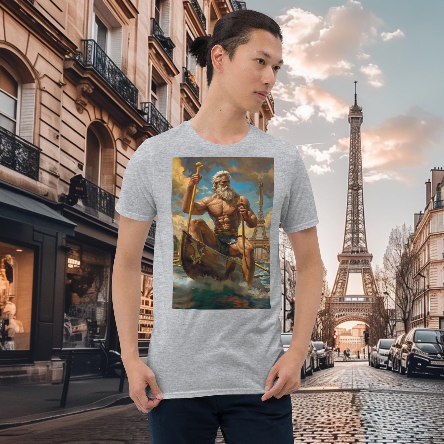 Paris Olympics Rowing Zeus T-Shirt