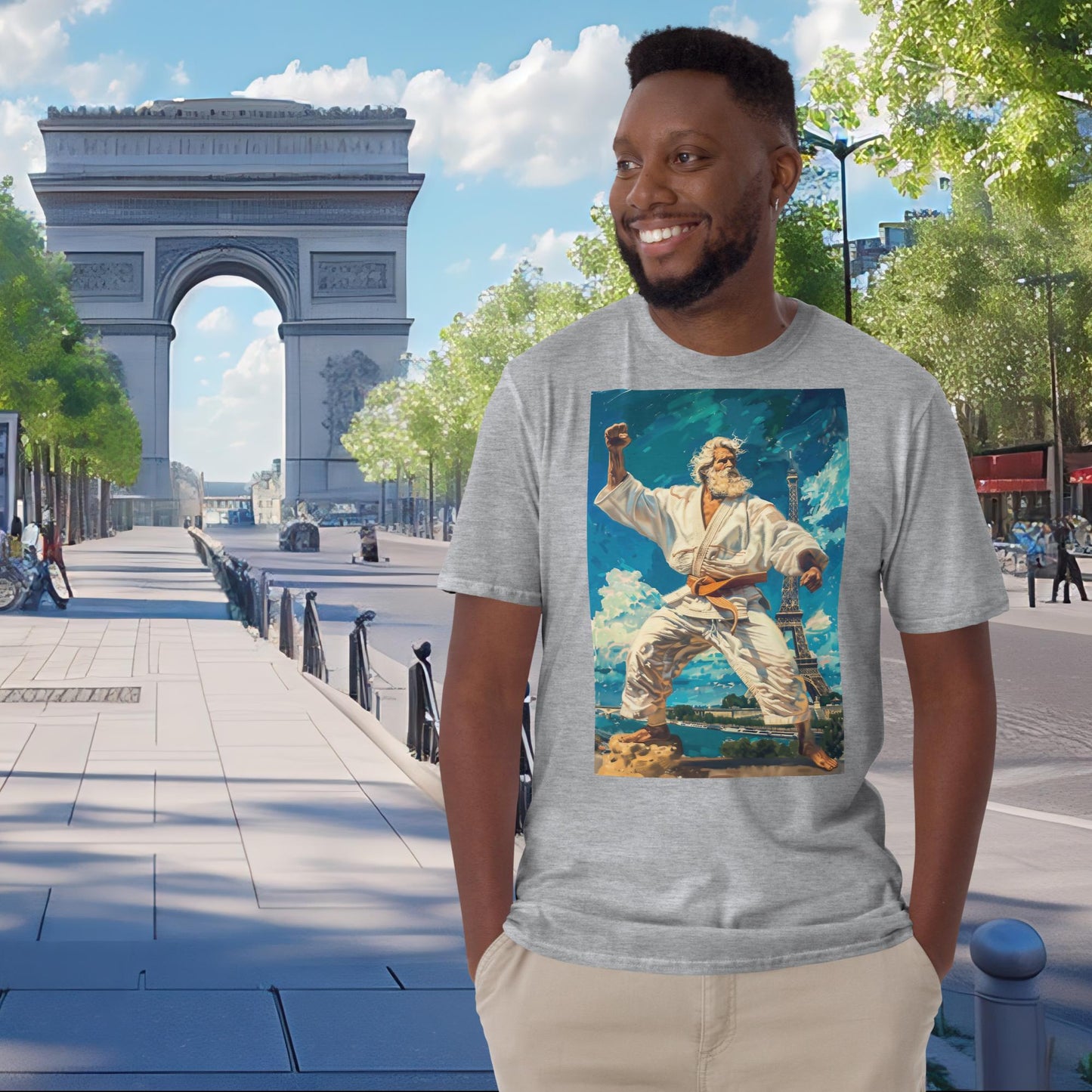 Paris Olympics Judo Zeus T-Shirt