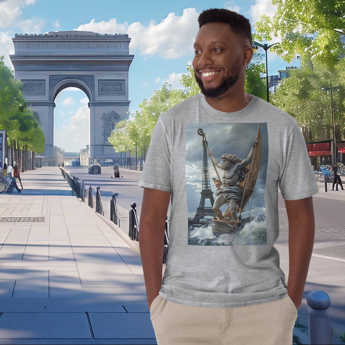 T-shirt Zeus à voile aux Jeux Olympiques de Paris