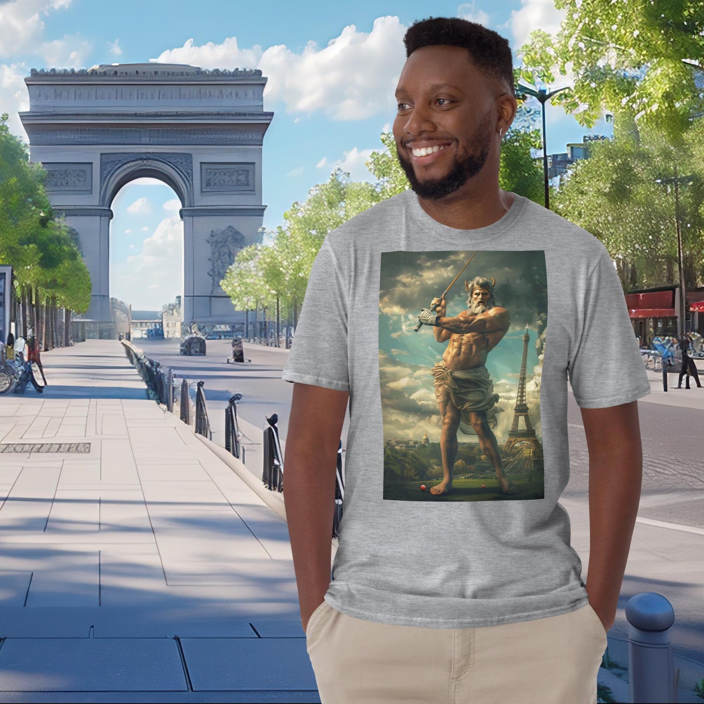 T-Shirt Zeus Golf Jeux Olympiques de Paris