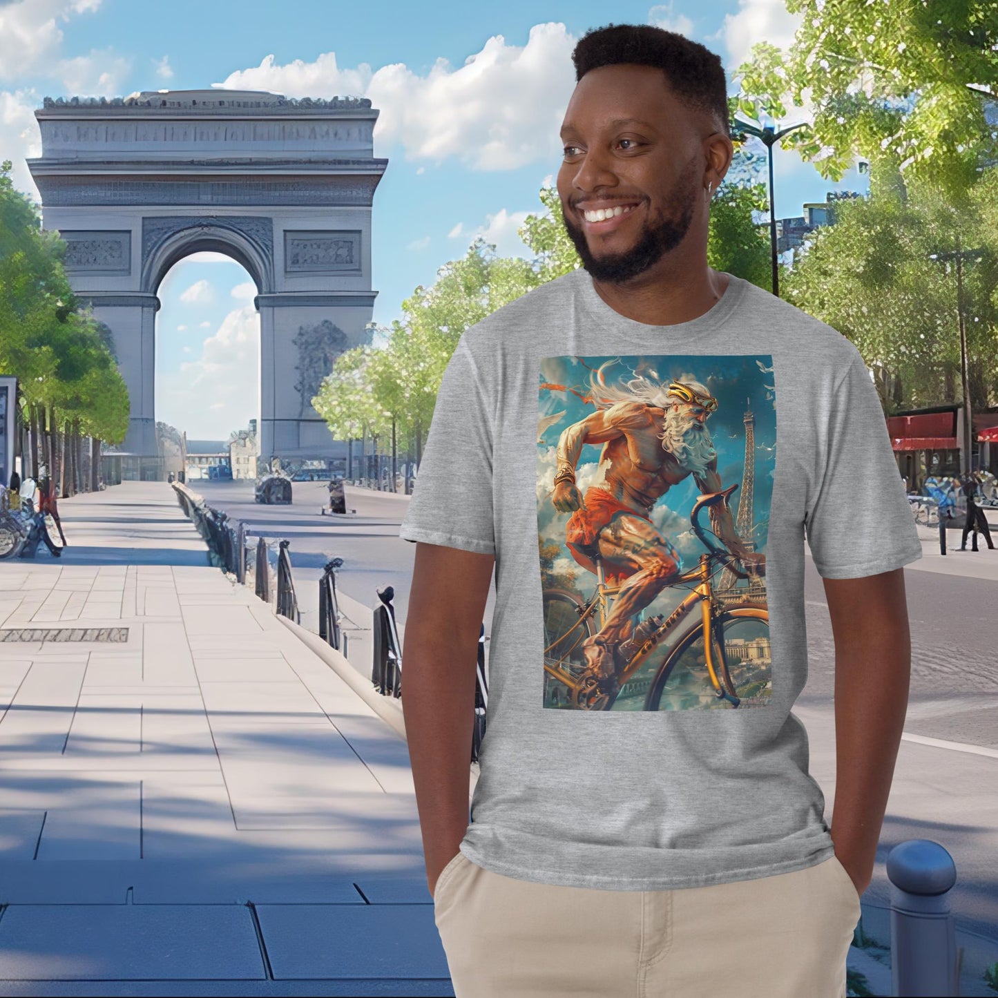 Paris Olympics Road Cycling Zeus T-Shirt