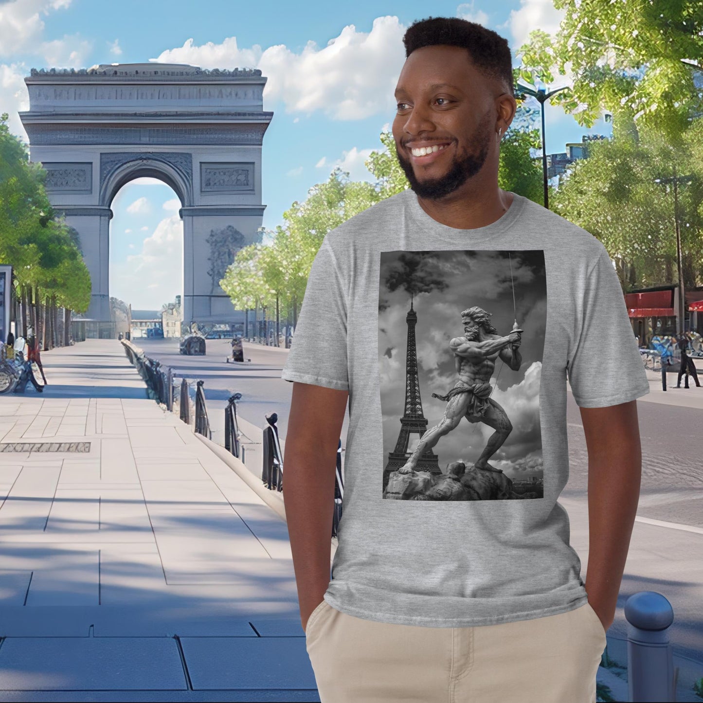 Paris Olympics Fencing Zeus T-Shirt