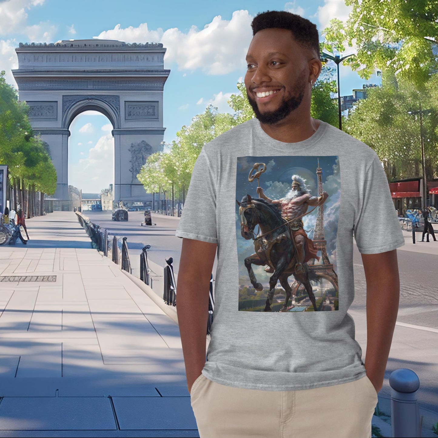 T-shirt Zeus équestre des Jeux Olympiques de Paris