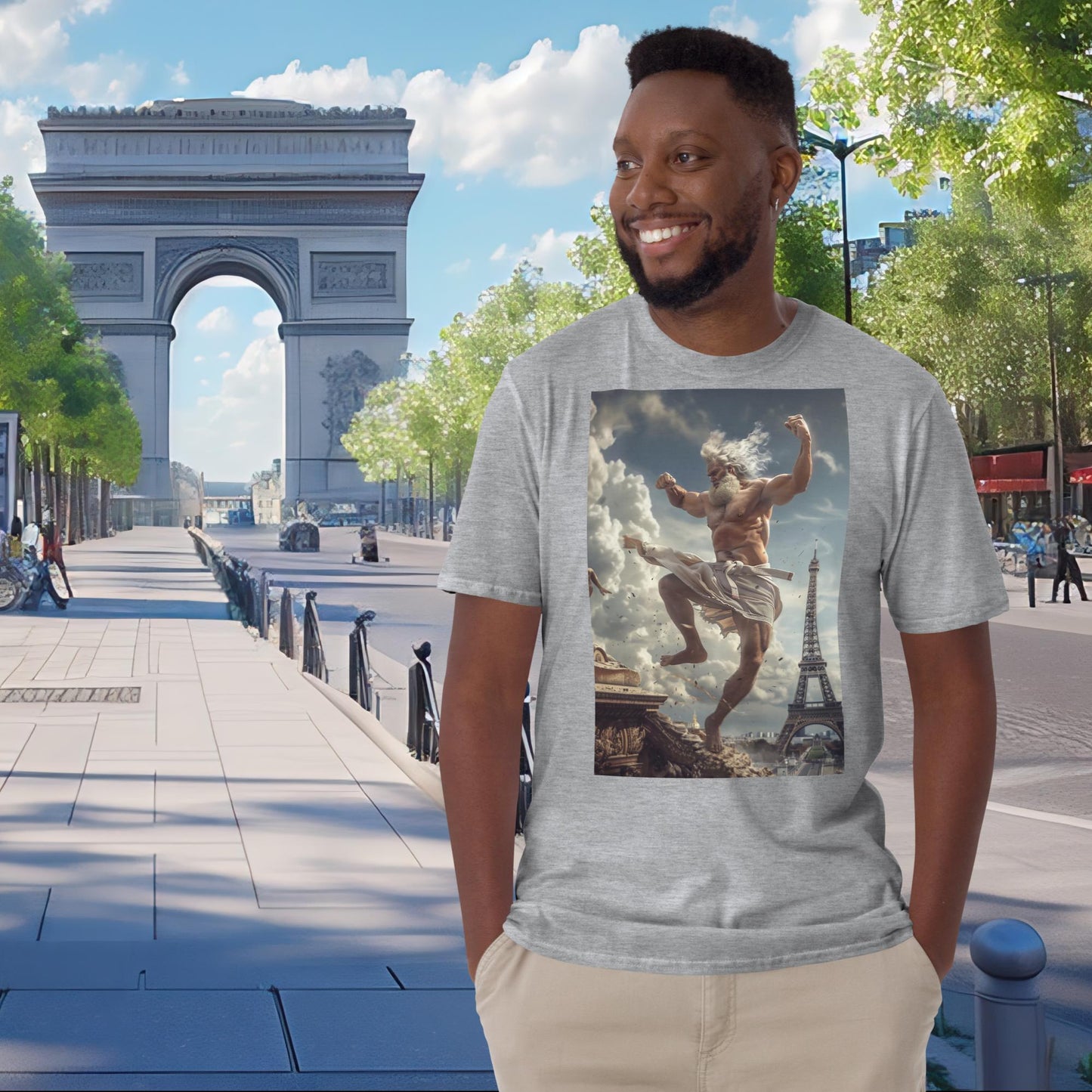 Paris Olympics Judo Zeus T-Shirt