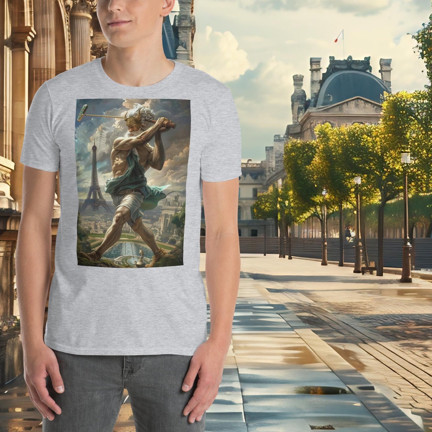 T-Shirt Zeus Golf Jeux Olympiques de Paris