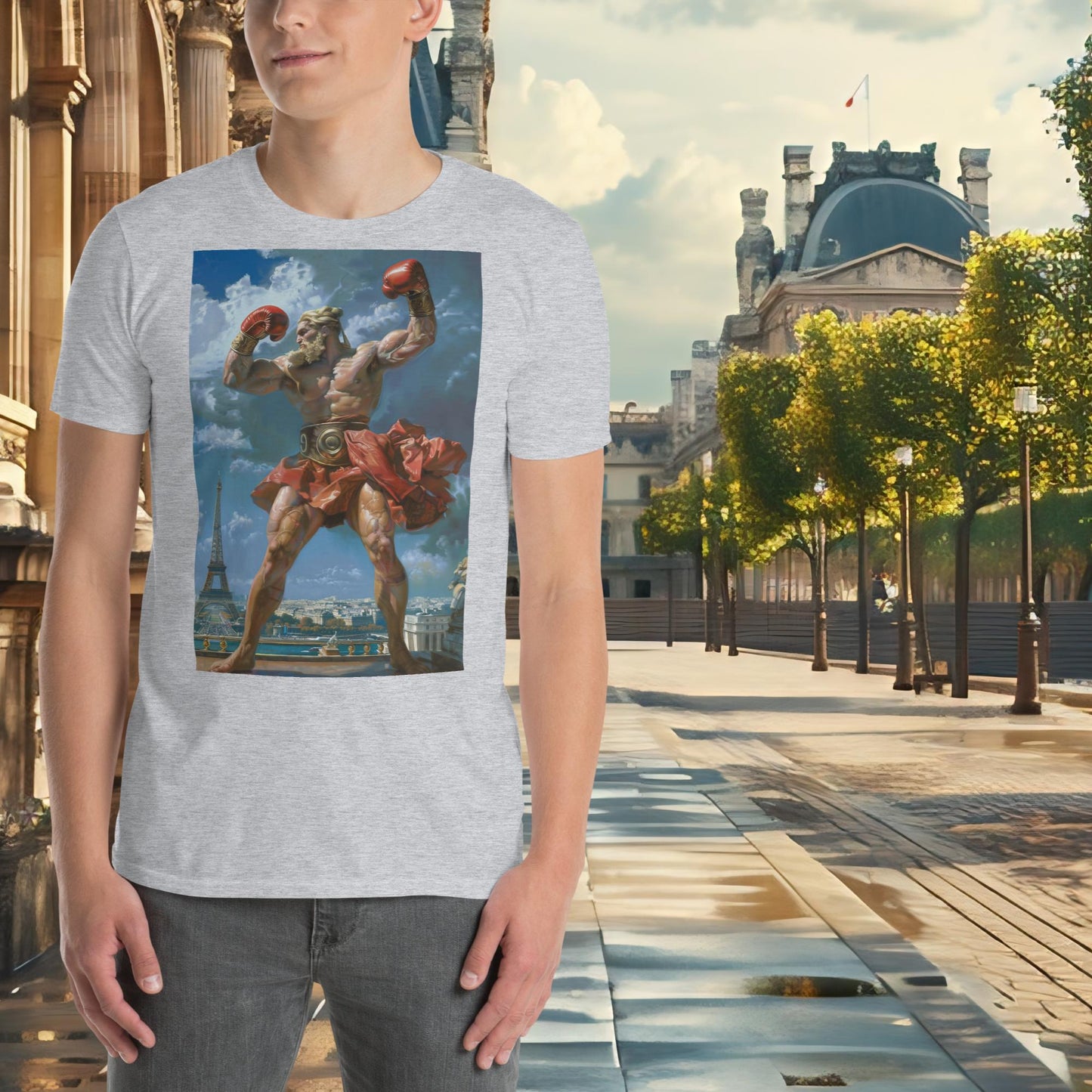 T-shirt Zeus de boxe Jeux Olympiques de Paris