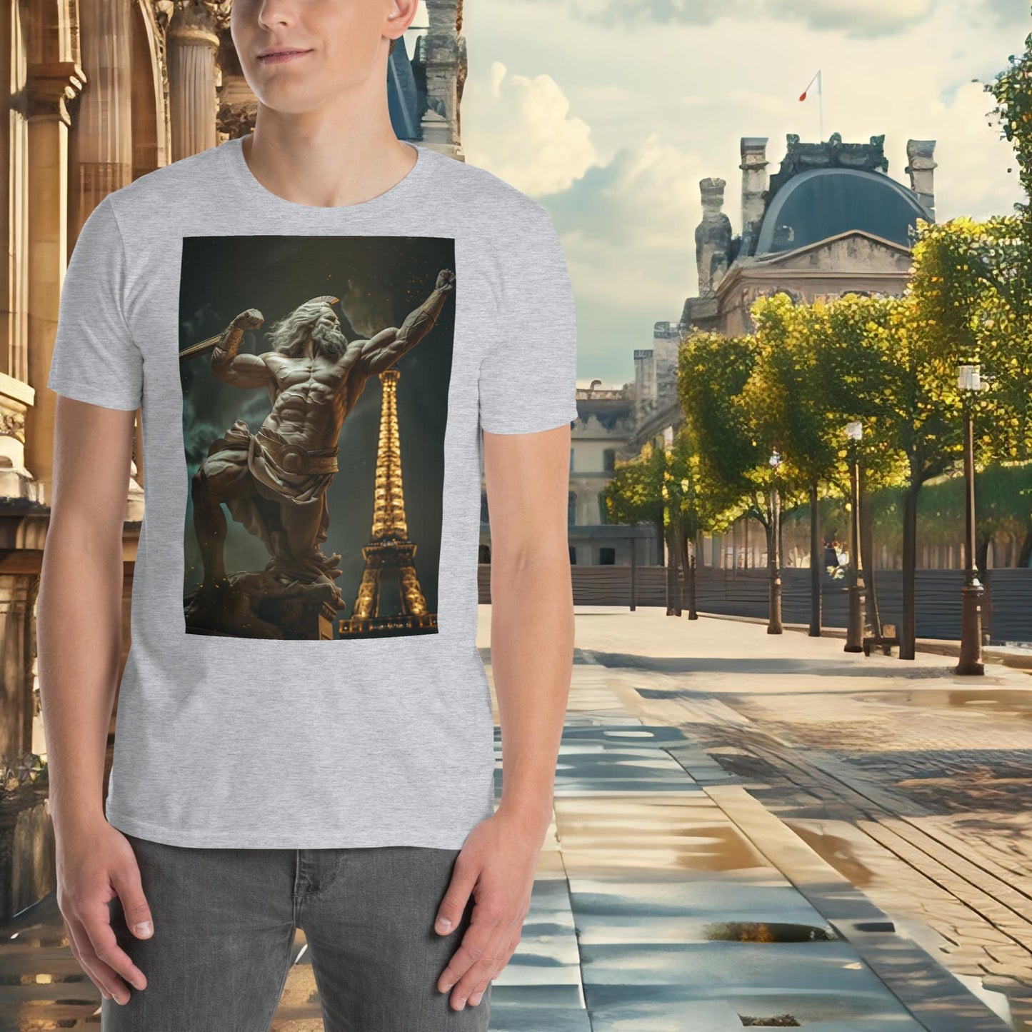 T-shirt Breaking Zeus des Jeux Olympiques de Paris