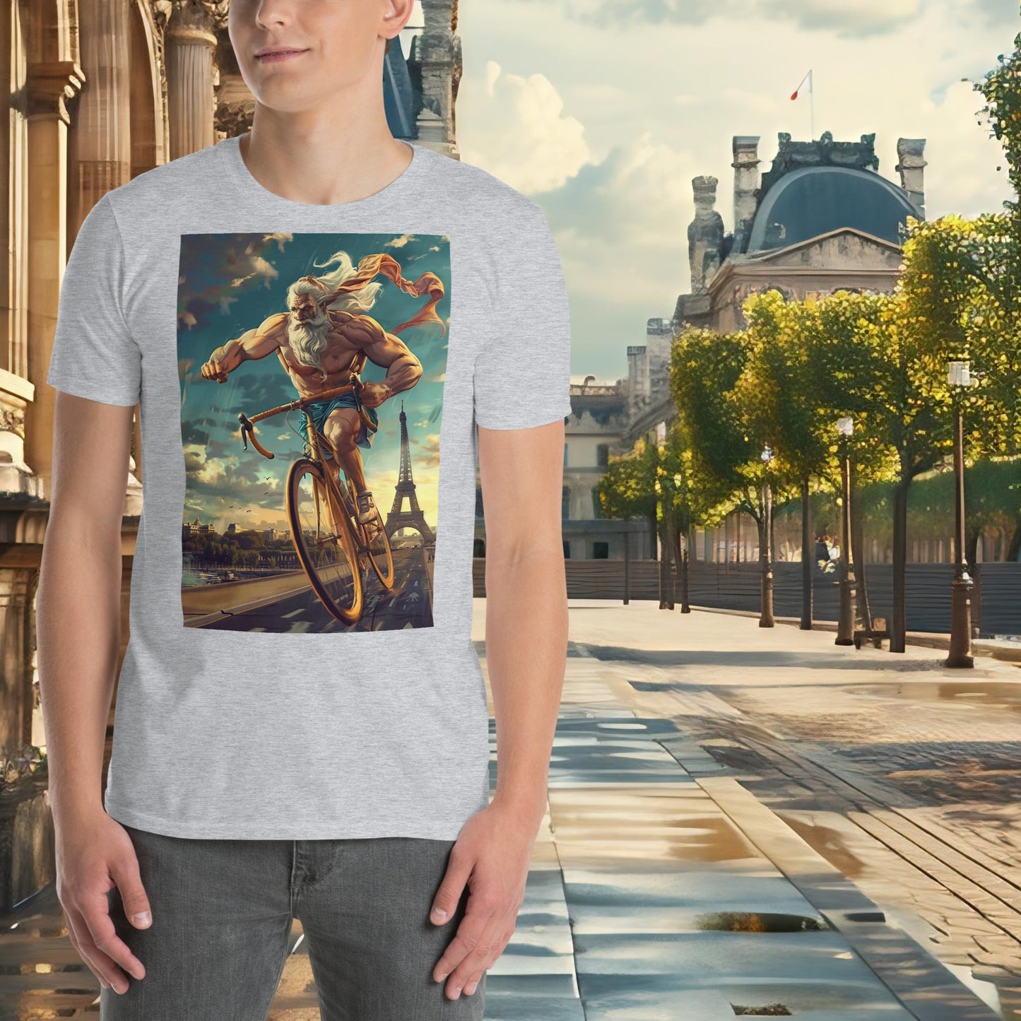 T-shirt Zeus pour cyclisme sur piste des Jeux Olympiques de Paris